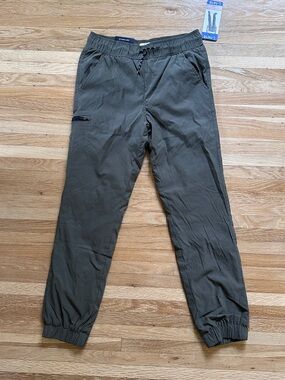 Boy’s Olive Green Jogger Pants - Lightweight Casual Wear